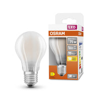 OSRAM LED Retrofit Classic A LED Lampe matt (ex 75W) 7,5W / 2700K Warmweiß E27-Leuchtmittel-LEDVANCE Shop