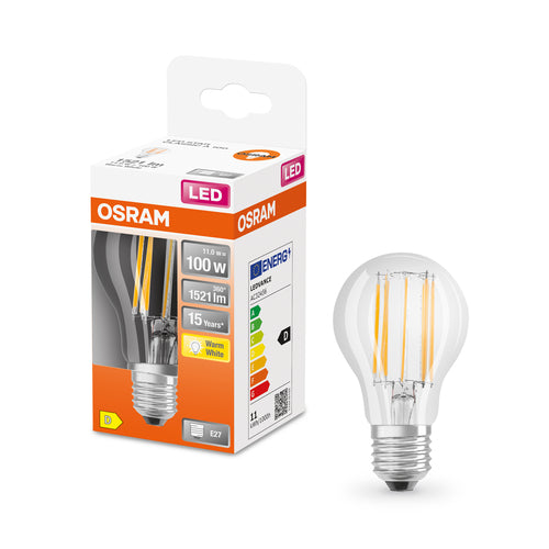 OSRAM Retrofit Classic A LED Lampe (ex 100W) 10W / 2700K Warmweiß E27-Leuchtmittel-LEDVANCE Shop