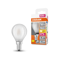 OSRAM FILAMENT LED-Lampe LED SUPERSTAR+ CL P GL FR 40 dim 3,4W/940 E14 CRI90 BOX , Warmweiß-Leuchtmittel-LEDVANCE Shop