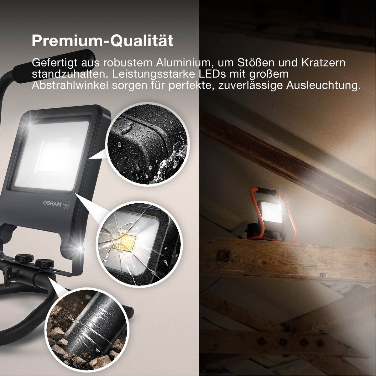 OSRAM WORKLIGHT LED PANEL Baustrahler 50W / 4000K
