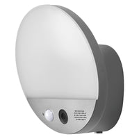 OSRAM SMART+ Wandleuchte inkl. Kamera rund Grau