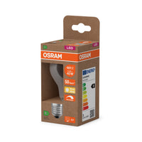 OSRAM LED CLASSIC A ENERGY EFFICIENCY B DIM in A-Form, LED-Lampe, Bleifreies Glas, Klar, 2,6 W, (ex 40 W), 481 lm, Warmweiß, 2700 K, Dimmbar, 50000 h, CRI 80