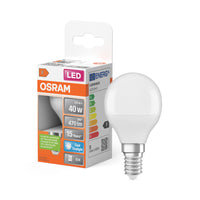 OSRAM LED PCR LAMP WITH CLASSIC P in P-Form, LED-Lampe, Matt, 4,9 W, (ex 40 W), 470 lm, Kaltweiß, 6500 K, 15000 h, CRI 80