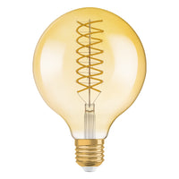 OSRAM VINTAGE 1906® LED Lampe LED CLASSIC Globe Dimmable 8.8W 824 Gold E27, 806 lm, 2400 K, Comfort warm white-LEDVANCE Shop