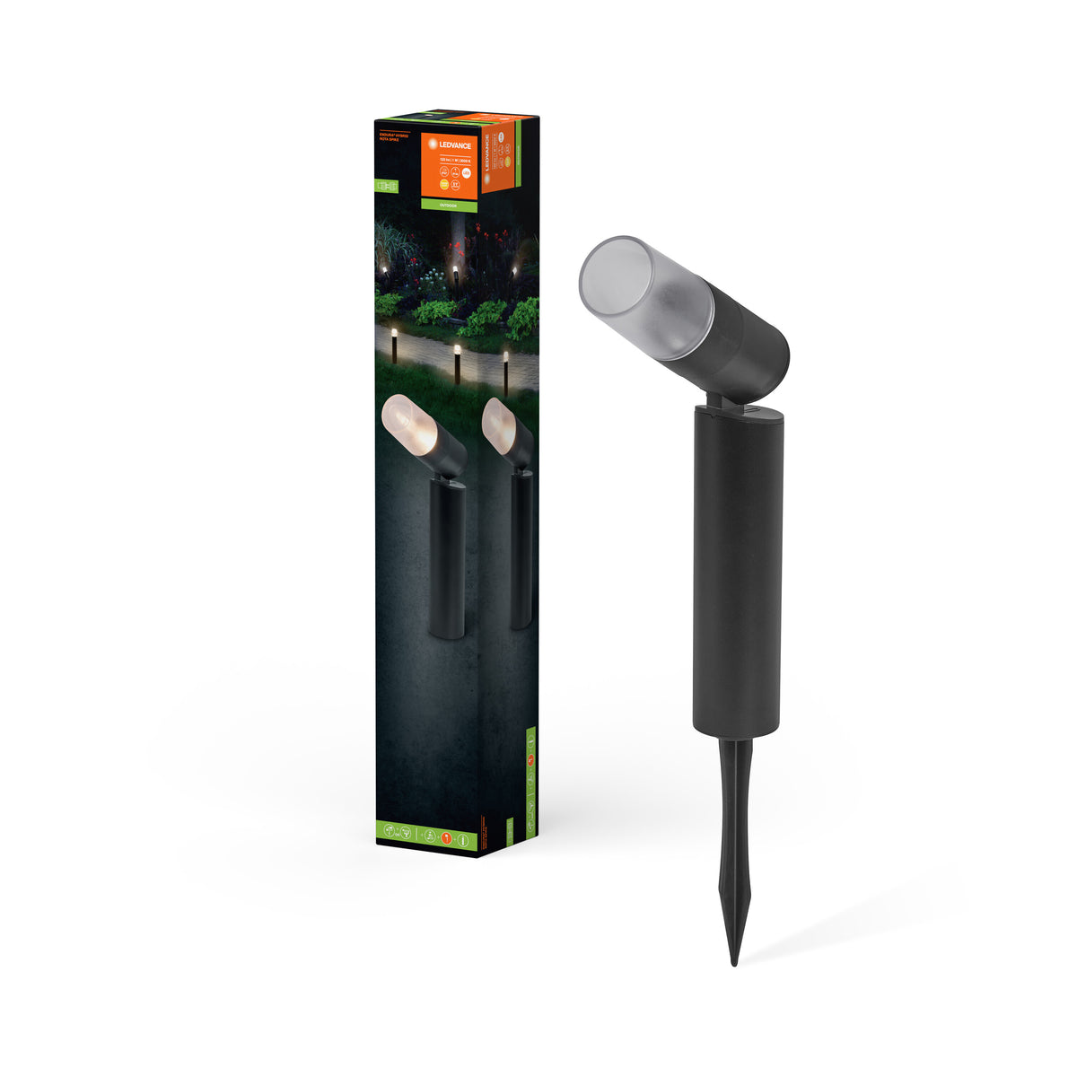 LEDVANCE ENDURA HYBRID SOLAR ROTA Gartenspot, 1W, 40lm-Strahler & Flutlichter-LEDVANCE Shop