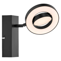 LEDVANCE DECOR SPOT SATURN, 11W, 215lm, schwarz, Spotleuchte, verstellbare Köpfe, vielseitig anwendbar, Innenraumspot, 3-stufige Farbtemperaturregulierung, hochwertiges Gehäuse