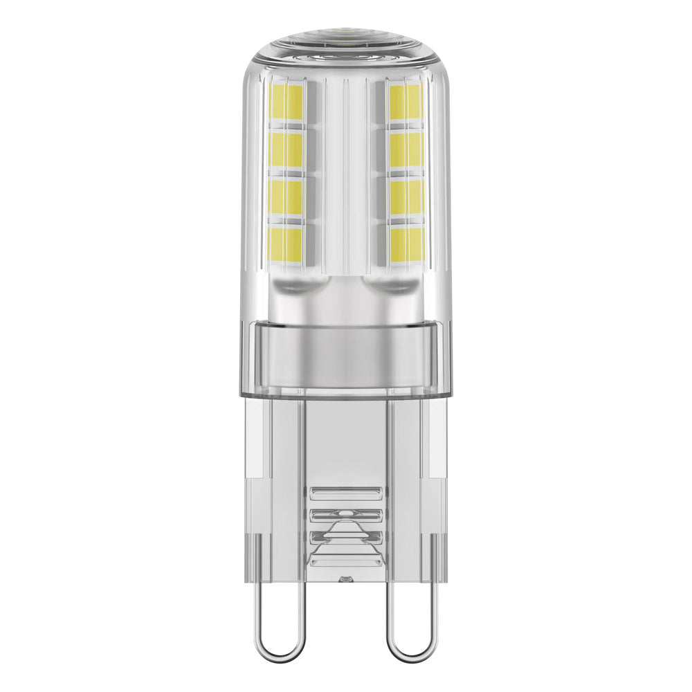OSRAM LED Stiftsockellampe PIN G9 2.6W 827 Clear G9, 320 lm, 2700 K, Warmweiß, 2er Pack-LEDVANCE Shop