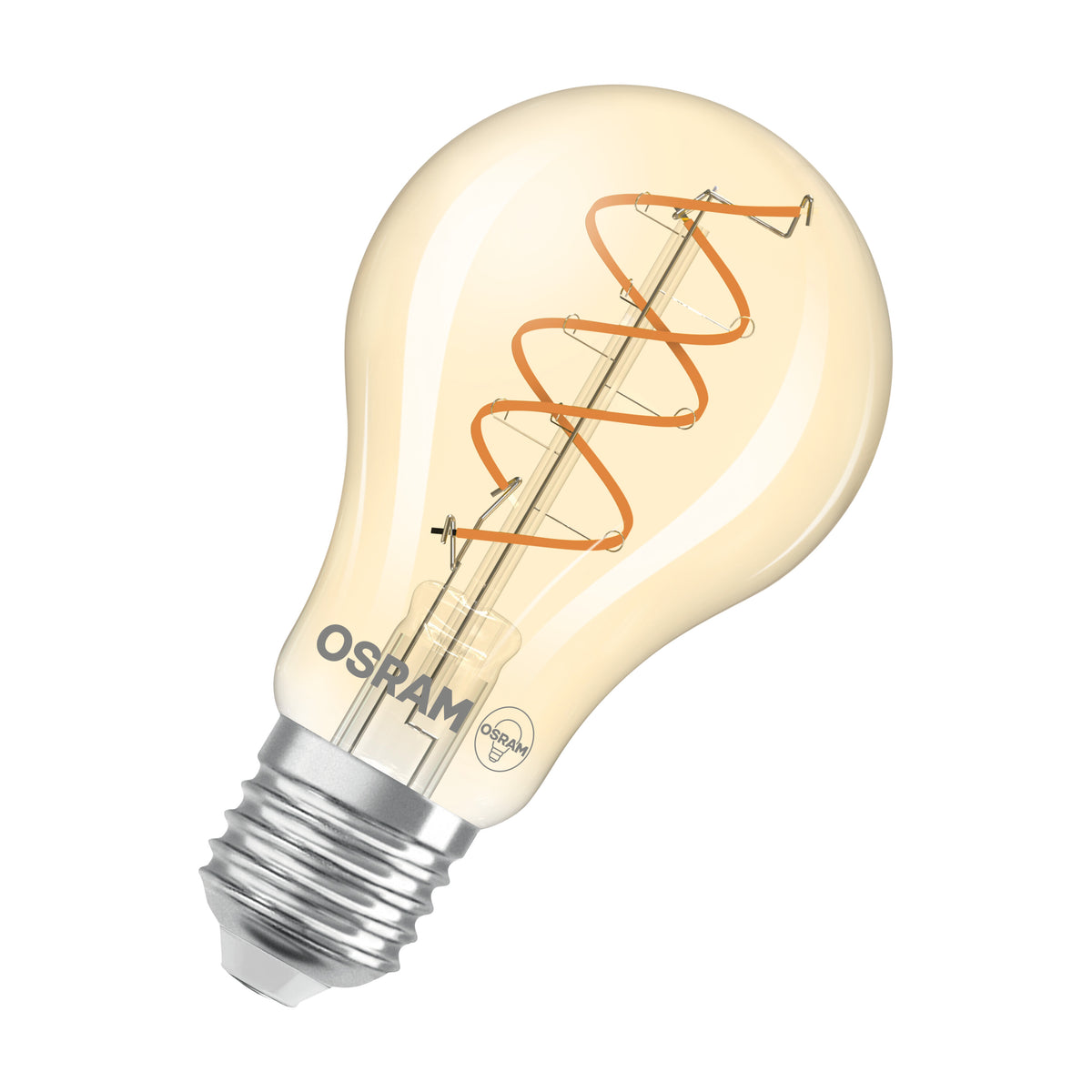 OSRAM Vintage 1906 Classic LED-Lampe Gold, 8W, 806lm, E27 , Comfort warm white-LEDVANCE Shop