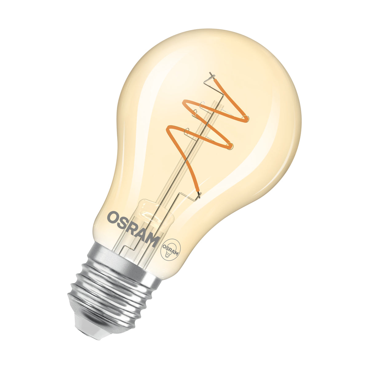 OSRAM Vintage 1906 Classic LED-Lampe Gold, 4.9W, 470lm, E27 , Comfort warm white-LEDVANCE Shop