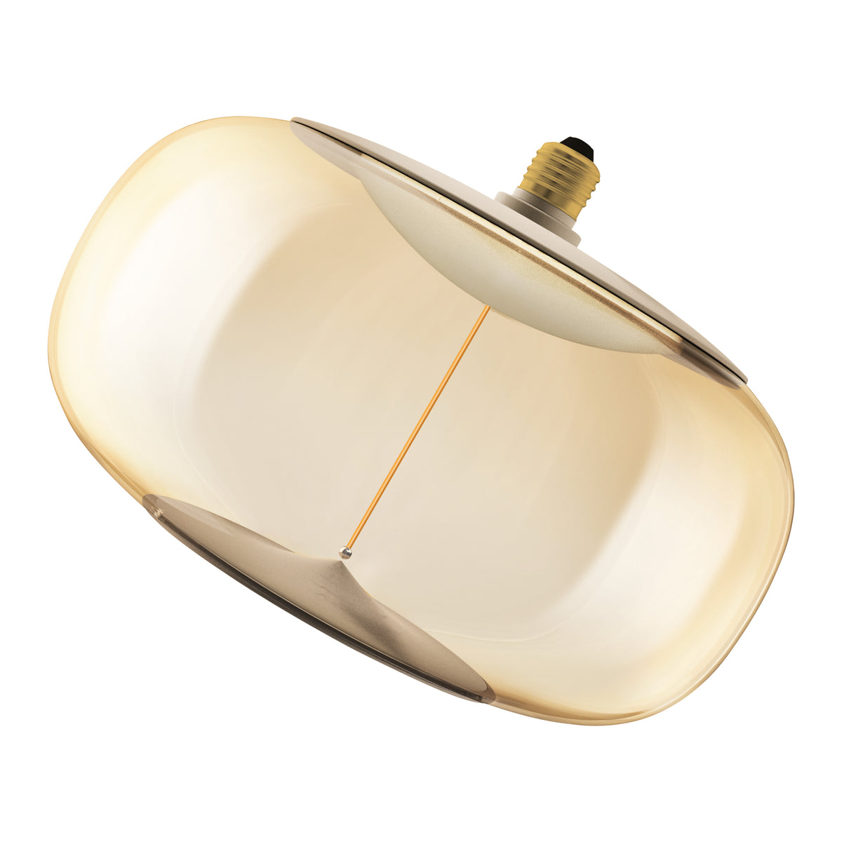 OSRAM Vintage 1906® LED BIG DECORATIVE BULB WITH FILAMENT-MAGNETIC STYLE LED-Lampe Amber, dimmbar, 12W, E27, ELIPSE , Comfort warm white-Leuchtmittel-LEDVANCE Shop