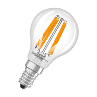 OSRAM LED CLASSIC P ENERGY EFFICIENCY A , LED-Lampe, Bleifreies Glas, Klar, 1,2 W, (ex 25 W), 255 lm, Kaltweiß, 4000 K, Energieeffizienzklasse: A, CRI 80