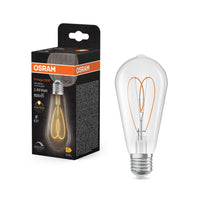 OSRAM Vintage 1906 Edison LED-Lampe Klar, 7.2W, 806lm, E27 , Warmweiß-LEDVANCE Shop