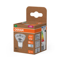 OSRAM LED LAMPS ENERGY EFFICIENCY REFLECTOR in PAR16-Form, LED-Spot, Bleifreies Glas, 3,3 W, (ex 65 W), 600 lm, Kaltweiß, 4000 K, Energieeffizienzklasse: A, CRI 80