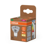 OSRAM LED LAMPS ENERGY EFFICIENCY REFLECTOR in PAR16-Form, LED-Spot, Bleifreies Glas, 2,5 W, (ex 50 W), 450 lm, Warmweiß, 2700 K, Energieeffizienzklasse: A, CRI 80