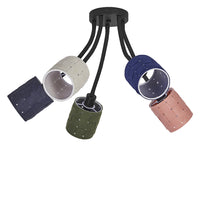 OSRAM DECOR Deckenleuchte Decor Felt Weaving Cans, 5xE14