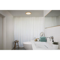 OSRAM ORBIS Disc Badezimmer Deckenleuchte 30cm 22W IP44 Holzdekor
