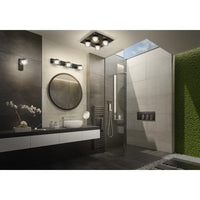 OSRAM ORBIS Flame Badezimmer Wandleuchte  16.5W Click CCT IP44 schwarz