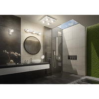 OSRAM ORBIS Flame Badezimmer Wandleuchte 11W Click CCT IP44 weiß