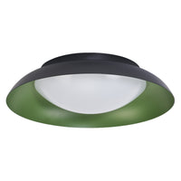 LEDVANCE Orbis Plate LED-Deckenleuchte, schwarz-, 19W, 1000lm, 3000K, 310mm, 830 freundliches Warmweiß, durch Kicken in 3-Stufen dimmbar, IP20 Schutz, Montageschrauben und Dübel inklusive