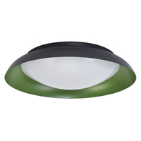 LEDVANCE Orbis Plate LED-Deckenleuchte, schwarz-, 35W, 1700lm, 3000K, 430mm, 830 freundliches Warmweiß, durch Kicken in 3-Stufen dimmbar, IP20 Schutz, Montageschrauben und Dübel inklusive