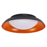 OSRAM ORBIS Plate Deckenleuchte 19W 310mm schwarz/orange