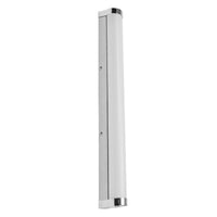 LEDVANCE ORBIS Tube Spiegel-/Wandleuchte mit LED, gefrostetes Glas/Chrom, 12W, 1200lm, dimmbar, 3000/4000K über Wandschalter einstellbar, 60cm Durchmesser, IP44 Schutz vor Fremdkörpern/Spritzwasser