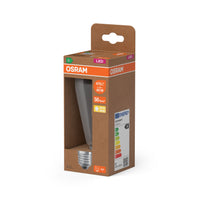 OSRAM LED LAMPS ENERGY CLASS A  ENERGY EFFICIENCY FILAMENT CLASSIC EDISON , LED-Lampe, Bleifreies Glas, Klar, 2,2 W, 470 lm, Warmweiß, Energieeffizienzklasse: A