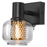 OSRAM DECOR Spot Firefly Wandleuchte, OSRAM Lampe inklusive, schwarz, 1 x 2.8W, E14