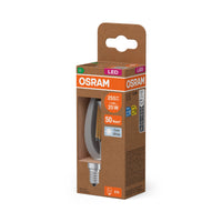 OSRAM LED CLASSIC B ENERGY EFFICIENCY A , LED-Lampe, Bleifreies Glas, Klar, 1,2 W, (ex 25 W), 255 lm, Kaltweiß, 4000 K, Energieeffizienzklasse: A, CRI 80