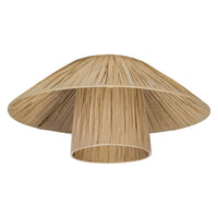 OSRAM DECOR Bamboo Paper Hut Deckenleuchte Braun, 400mm, E27