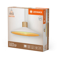LEDVANCE DECOR Plaster Wood Gips Pendelleuchte, E27, 320 mm-LEDVANCE Shop
