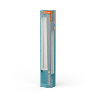 LEDVANCE ORBIS Tube Spiegel-/Wandleuchte mit LED, gefrostetes Glas/weiß, 12W, 1200lm, dimmbar, 3000/4000K über Wandschalter einstellbar, 60cm Durchmesser, IP44 Schutz vor Fremdkörpern/Spritzwasser