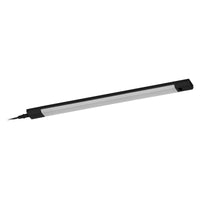 LEDVANCE Linear Edge Sensor Hochvolt-Unterbauleuchte mit IR Sensor, 30 cm, 8 W, 640 lm, 3000/4000/6500 K, warmweiß/kaltweiß/Tageslicht, CCT dimmbar, schwarzes Aluminium, IP20