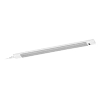 LEDVANCE Linear Edge Sensor Hochvolt-Unterbauleuchten mit IR Sensor, 30 cm, CCT dimmbar, 8 W, 640 lm, 3000/4000/6500 lm, warmweiß/kaltweiß/Tageslicht, weißes Aluminium, IP20
