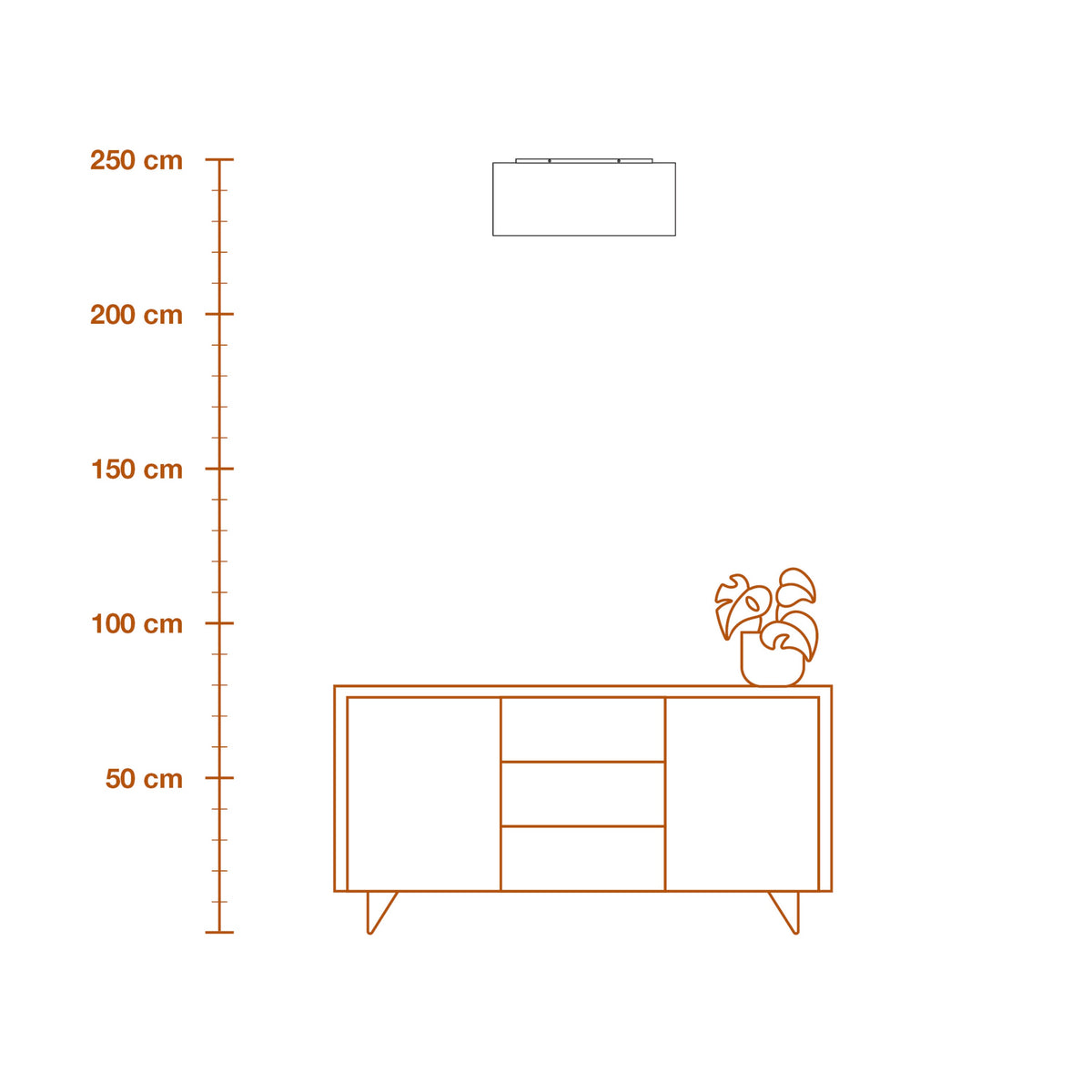 LEDVANCE DECOR Deckenleuchte Decor Cardboard Oval braun, 3xE27, inkl. Leuchtmittel-LEDVANCE Shop