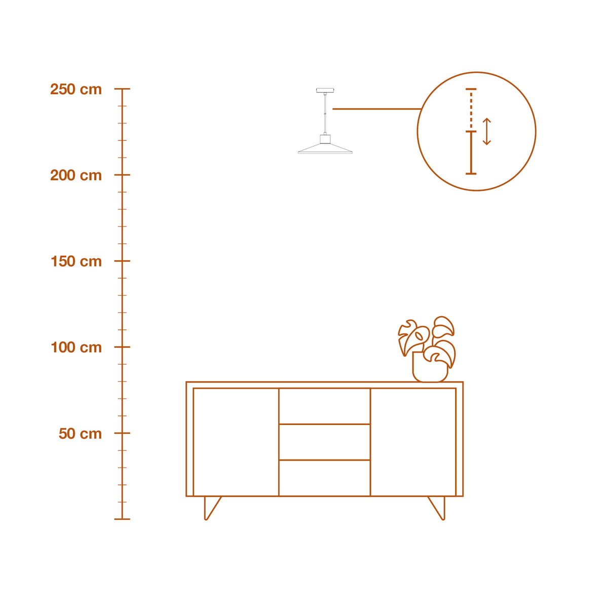 LEDVANCE DECOR Concrete Wood Beton Pendelleuchte, E27, 320 mm, inkl. Leuchtmittel-LEDVANCE Shop