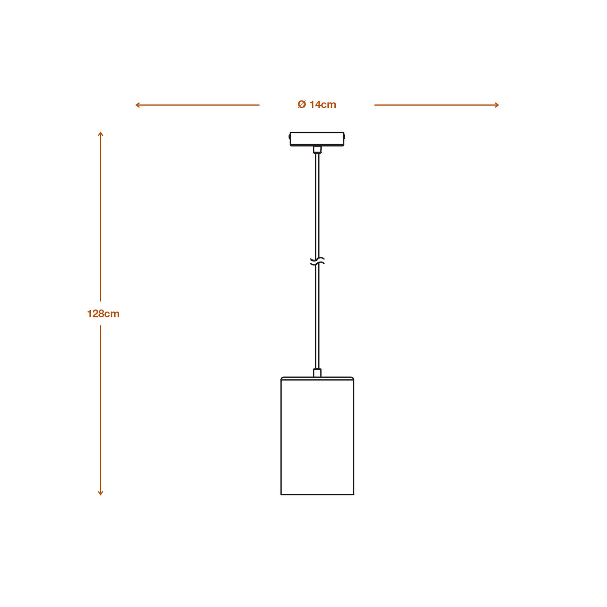LEDVANCE DECOR Plaster Tube Gips Pendelleuchte, E27, 140 mm, inkl. Leuchtmittel-LEDVANCE Shop