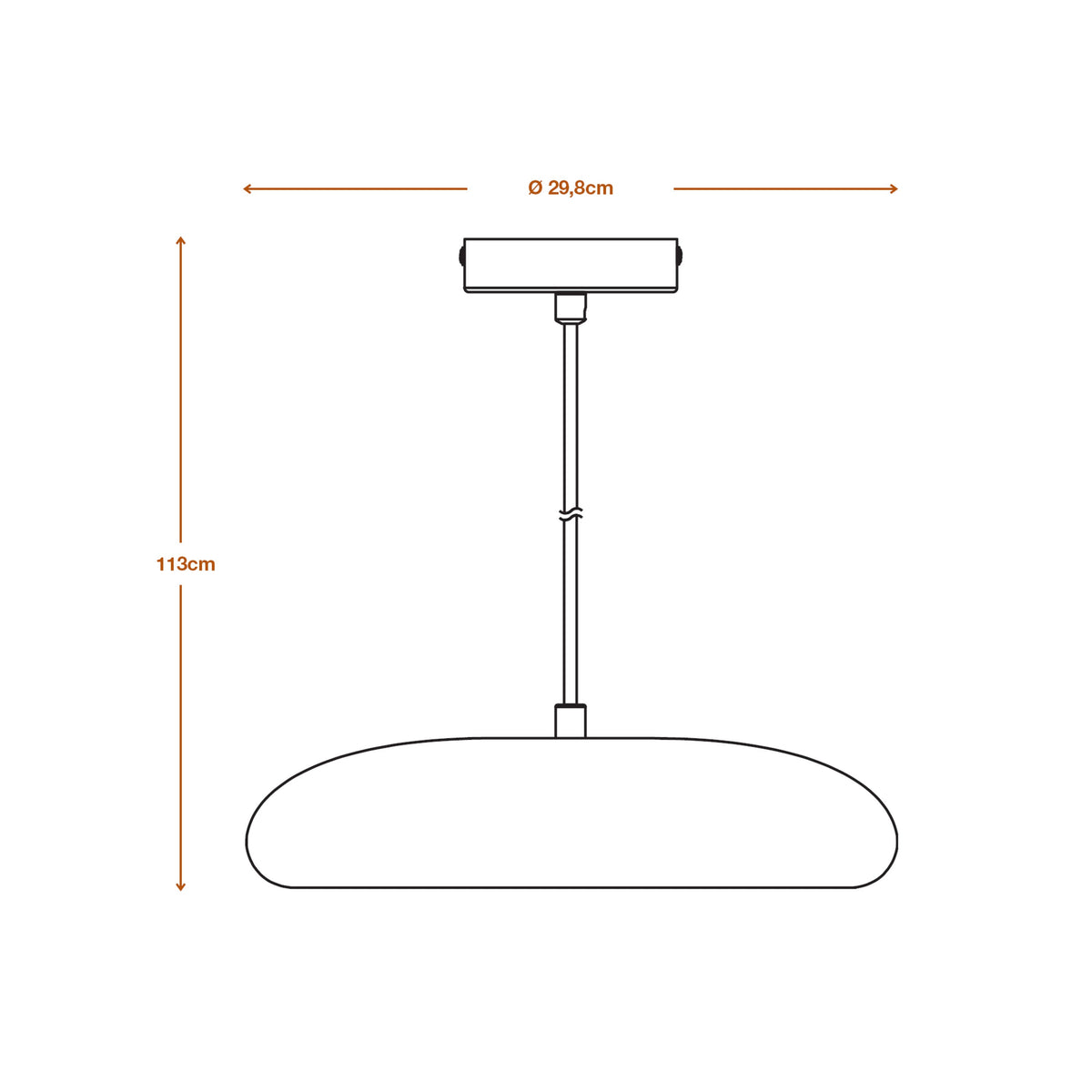 LEDVANCE DECOR Plaster Gips-Leuchte Pendelleuchte, E27, 298 mm, inkl. Leuchtmittel-LEDVANCE Shop