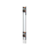 LEDVANCE Office Line Slab, flache Bürodeckenleuchte, 1. 2 m, 40 W, 4100 lm, 4000 K, 840 kaltweiß, 3-stufig dimmbar, schwarzes Aluminium, IP20