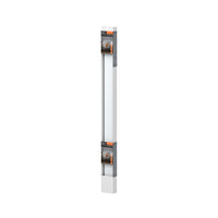 LEDVANCE Office Line Slab, flache Bürodeckenleuchte, 1. 2 m, 40 W, 4400 lm, 4000 K, 840 kaltweiß, 3-stufig dimmbar, weißes Aluminium IP 20