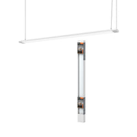 LEDVANCE Office Line Slab, flache Bürodeckenleuchte, 1. 2 m, 40 W, 4400 lm, 4000 K, 840 kaltweiß, 3-stufig dimmbar, weißes Aluminium IP 20