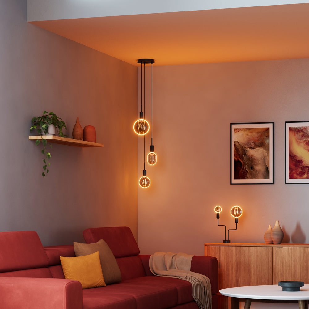 OSRAM VINTAGE 1906® LED Lampe LED CLASSIC GLOBE183 O - Form FILAMENT 4W 818 Smoke E27, 110 lm, 1800 K, Comfort warm white-LEDVANCE Shop