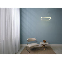 OSRAM DECOR Tetragon Pendelleuchte, 18W, 3000K, 2000lm, Warmweiß, Click DIM