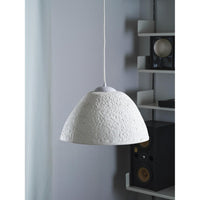 LEDVANCE Pendelleuchte Decor Camel Bell weiß aus Metall und Pappmaschee, E27, 375 mm Durchmesser, Leuchtenschirm aus recyceltem Material, langlebig durch austauschbare Lichtquelle, einfache Montage