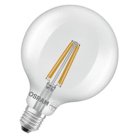 OSRAM LED LAMPS ENERGY CLASS A ENERGY EFFICIENCY FILAMENT CLASSIC Globe , LED-Lampe, Bleifreies Glas, Klar, 7,2 W, 1521 lm, Kaltweiß, Energieeffizienzklasse: A