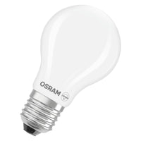 OSRAM LED LAMPS ENERGY CLASS A ENERGY EFFICIENCY FILAMENT CLASSIC A in A-Form, LED-Lampe, Bleifreies Glas, Matt, 7,2 W, 1521 lm, Warmweiß, Energieeffizienzklasse: A