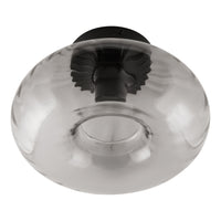OSRAM DECOR Smoke Glass Deckenleuchte E27 Schwarz