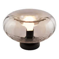 OSRAM DECOR Smoke Glass Tischleuchte E27 Schwarz