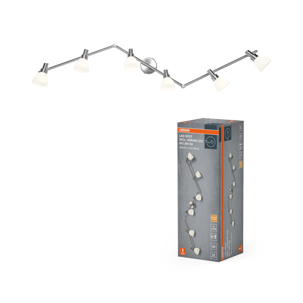 OSRAM LED SPOT G9 G9 6 x 1.9W , 1200 lm, 2700 K, Warmweiß