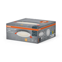 OSRAM RECESS SLIM DOWNLIGHT LED Deckenleuchte, Ø 120mm, 220…240V 8W / 3000K Warmweiß